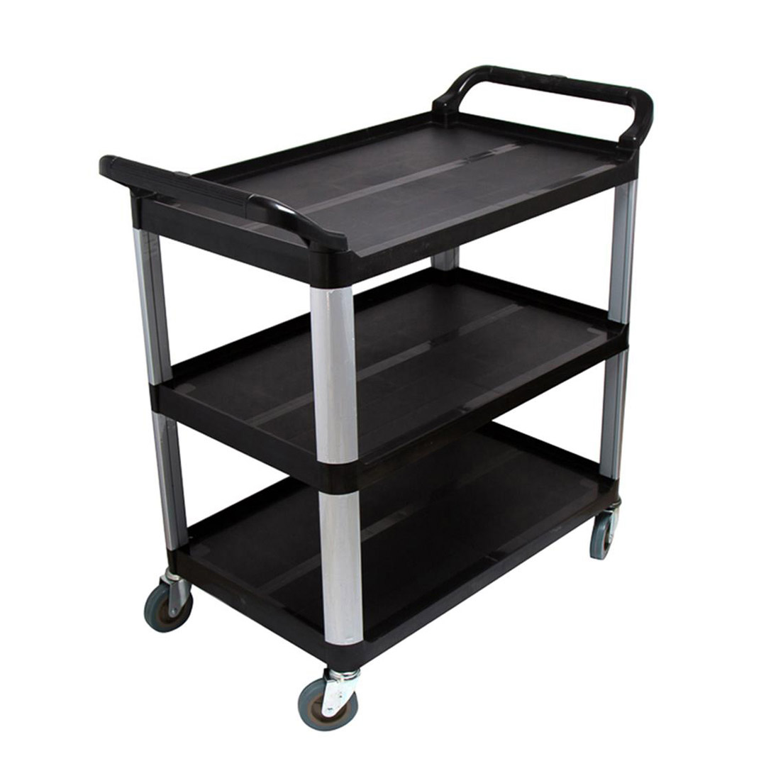 SOGA 3 Tier Food 83.5x43x95cm Trolley Food Waste Cart Storage Mechanic Kitchen Black Small - - FoodCartRubbishS 1 SOGA 3 Tier Food 83.5x43x95cm Trolley Food Waste Cart Storage Mechanic Kitchen Black Small - AU DEPOT Buy SOGA 3 Tier Food 83.5x43x95cm Trolley Food Waste Cart Storage Mechanic Kitchen Black Small Online - Business & Industrial - 1 - AU Depot Free Shipping