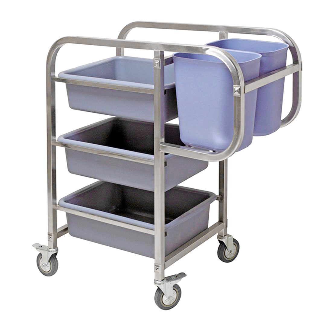 SOGA 3 Tier Food Trolley Food Waste Cart Five Buckets Kitchen Food Utility 82x43x92cm Square - - FoodCart1213 1 SOGA 3 Tier Food Trolley Food Waste Cart Five Buckets Kitchen Food Utility 82x43x92cm Square - AU DEPOT Buy SOGA 3 Tier Food Trolley Food Waste Cart Five Buckets Kitchen Food Utility 82x43x92cm Square Online - Business & Industrial - 1 - AU Depot Free Shipping