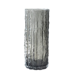 SOGA 30.5cm Handcrafted Grey Glass Vase Classic Design for Home Decor GVaseGrey305 AU Depot Free Shipping SOGA 30.5cm Handcrafted Grey Glass Vase - AU DEPOT