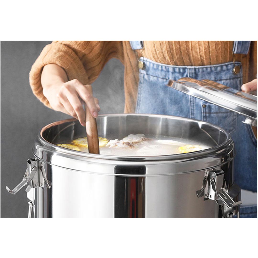 SOGA 30L Stainless Steel Insulated Stock Pot Hot & Cold Beverage Container - InsulatedPot3203 - Home & Living - 3 - AU DEPOT SOGA Buy SOGA 30L Stainless Steel Insulated Stock Pot Hot & Cold Beverage Container Online - Home & Living - 3 - AU Depot Free Shipping