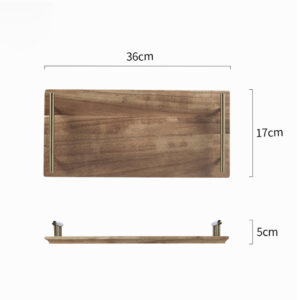 Buy SOGA 36cm Brown Rectangle Wooden Acacia Food Serving Tray Charcuterie Board Centerpiece  Home Decor Online - Kitchenware - 2 - AU Depot Free Shipping