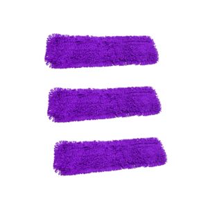 Buy SOGA 3X 90x22 Purple Microfiber Flat Mop Floor Cleaning Pads Rotating Dust Remover Online - Home & Garden - 1 - AU Depot Free Shipping