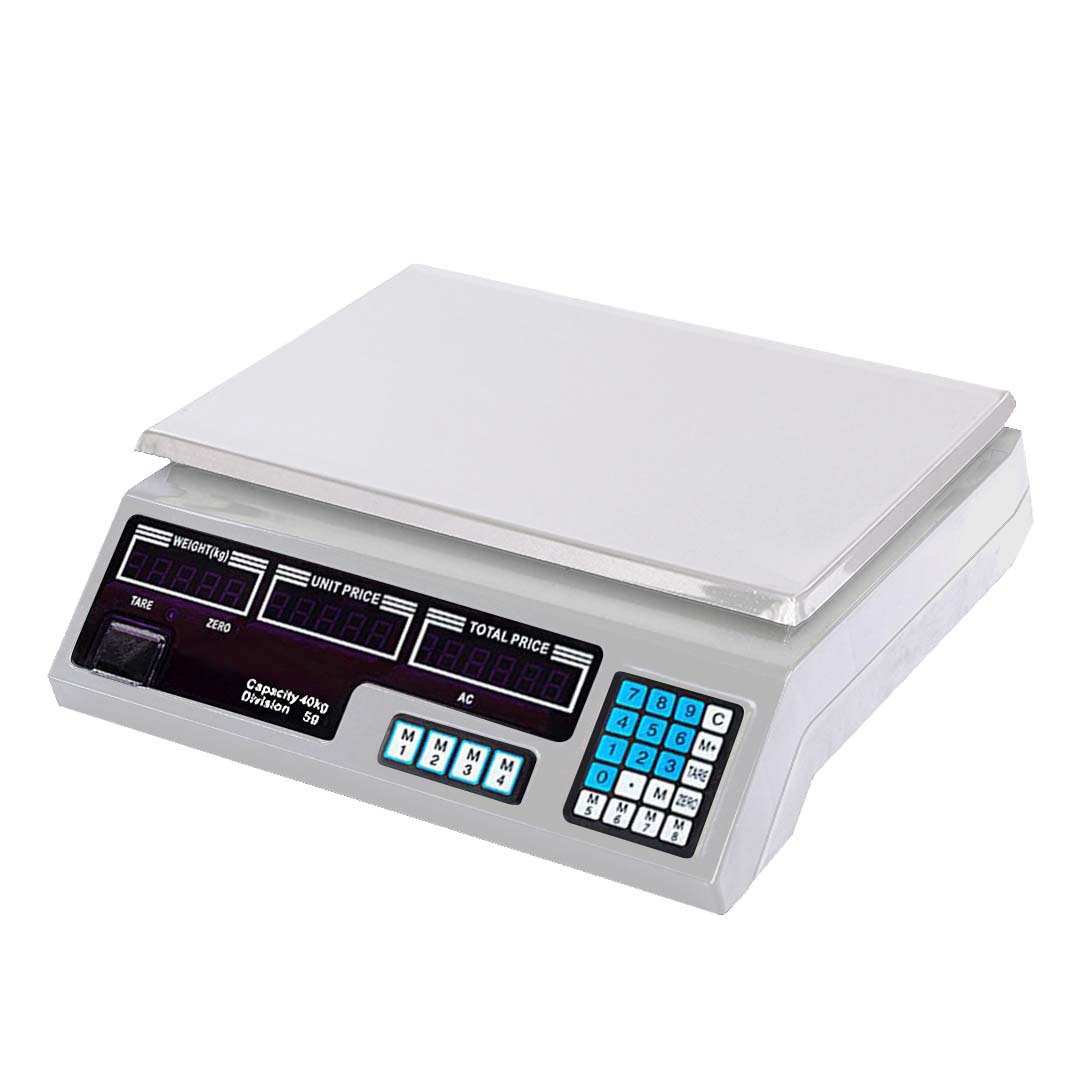 SOGA 40kg Digital Commercial Kitchen Scales Shop Electronic Weight Scale Food White - - Scale40kgWHT 1 SOGA 40kg Digital Commercial Kitchen Scales Shop Electronic Weight Scale Food White - AU DEPOT Buy SOGA 40kg Digital Commercial Kitchen Scales Shop Electronic Weight Scale Food White Online - home & living > kitchen & dining > kitchen tools & utensils > kitchen scales - 1 - AU Depot Free Shipping