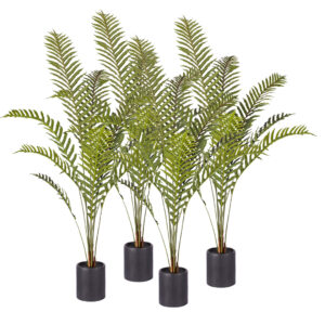 Buy SOGA 4X 160cm Green Artificial Indoor Rogue Areca Palm Tree Fake Tropical Plant Home Office Decor Online - Home & Living - 1 - AU Depot Free Shipping