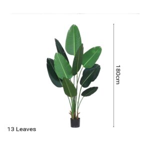 Buy SOGA 4X 180cm Artificial Bird of Paradise Plants Fake Tropical Palm Tree with 10 in Pot and Woven Seagrass Belly, Home Decor Online - Home & Living - 2 - AU Depot Free Shipping