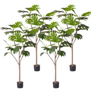 Buy SOGA 4X 180cm Artificial Natural Green Split-Leaf Philodendron Tree Fake Tropical Indoor Plant Home Office Decor Online - Home & Living - 1 - AU Depot Free Shipping