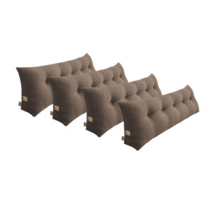 Buy SOGA 4X 180cm Coffee Triangular Wedge Bed Pillow Headboard Backrest Bedside Tatami Cushion Home Decor Online - Furniture - 1 - AU Depot Free Shipping