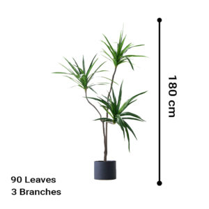 Buy SOGA 4X 180cm Green Artificial Indoor Brazlian Iron Tree Fake Plant Decorative 3 Heads Online - Home & Living - 2 - AU Depot Free Shipping