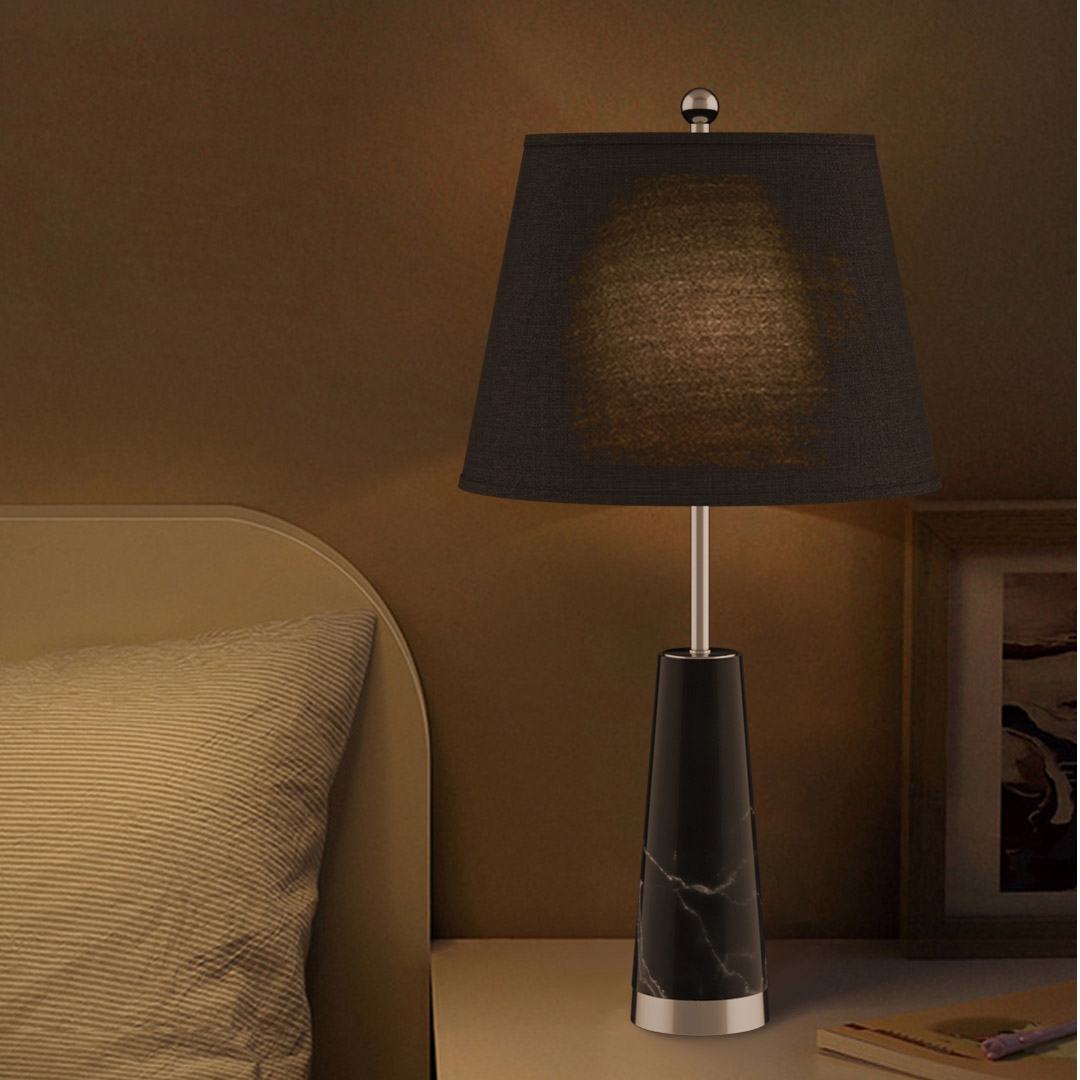 SOGA 4X 68cm Black Marble Bedside Desk Table Lamp Living Room Shade with Cone Shape Base - TableLampG68X4 - Home & Living - 4 - AU DEPOT SOGA Buy SOGA 4X 68cm Black Marble Bedside Desk Table Lamp Living Room Shade with Cone Shape Base Online - Home & Living - 4 - AU Depot Free Shipping
