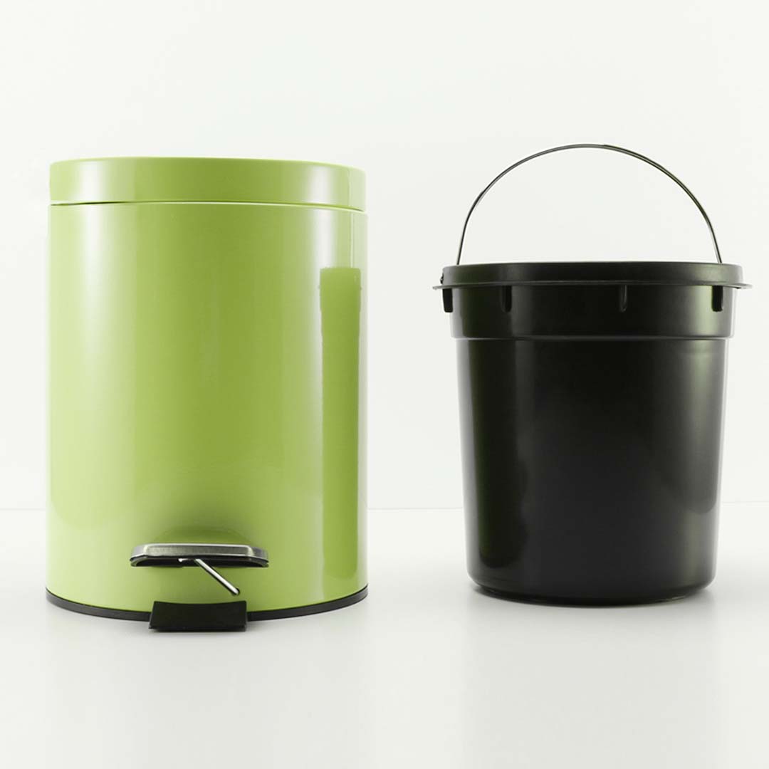 SOGA 4X 7L Foot Pedal Stainless Steel Rubbish Recycling Garbage Waste Trash Bin Round Green - RubbishBinRound7LGreenX4 - Home & Living - 4 - AU DEPOT SOGA Buy SOGA 4X 7L Foot Pedal Stainless Steel Rubbish Recycling Garbage Waste Trash Bin Round Green Online - Home & Living - 4 - AU Depot Free Shipping