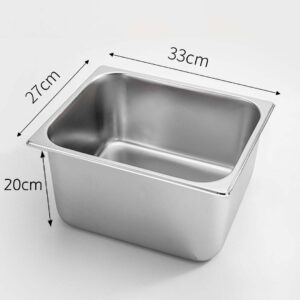 Buy SOGA 4X Gastronorm GN Pan Full Size 1/2 GN Pan 20cm Deep Stainless Steel Tray Online - Home & Living - 2 - AU Depot Free Shipping