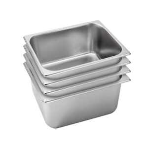 Buy SOGA 4X Gastronorm GN Pan Full Size 1/2 GN Pan 20cm Deep Stainless Steel Tray Online - Home & Living - 1 - AU Depot Free Shipping