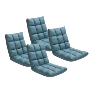 Buy SOGA 4X Green Lounge Floor Recliner Adjustable Gaming Sofa Bed Foldable Indoor Outdoor Backrest Seat Home Office Decor Online - Furniture - 1 - AU Depot Free Shipping