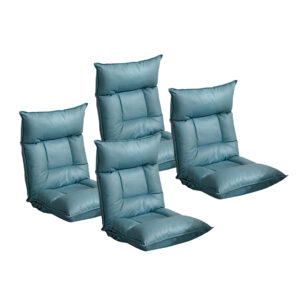 SOGA 4X Green Lounge Recliner Lazy Sofa Bed Tatami Cushion Collapsible Backrest Seat Home Office Decor LoungeC3811X4 AU Depot Free Shipping SOGA 4X Green Lounge Recliner Lazy Sofa Bed Tatami Cushion Collapsible Backrest Seat Home Office Decor - AU DEPOT