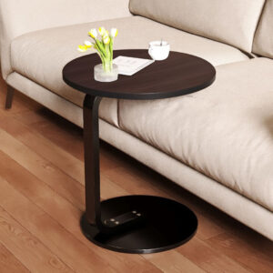 Buy SOGA 50cm Wood Board Mini Side Table Movable Lightweight w/ Black Frame Online - Furniture - 2 - AU Depot Free Shipping
