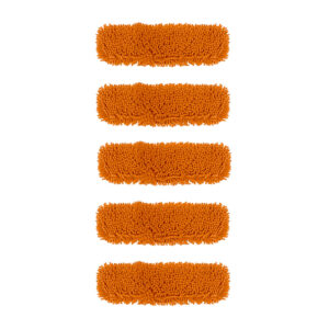 Buy SOGA 5X 50x12 Orange Microfiber Flat Mop Floor Cleaning Pads Rotating Dust Remover Online - Home & Garden - 1 - AU Depot Free Shipping