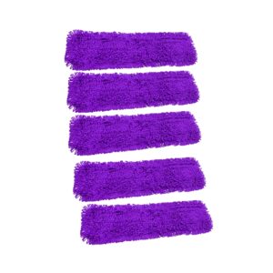 Buy SOGA 5X 90x22 Purple Microfiber Flat Mop Floor Cleaning Pads Rotating Dust Remover Online - Home & Garden - 1 - AU Depot Free Shipping