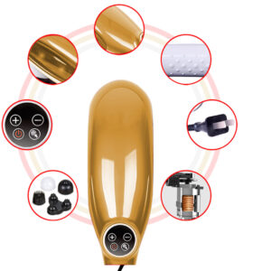 Buy SOGA 6 Heads Portable Handheld Massager Soothing Stimulate Blood Flow Shoulder Yellow Online - health & beauty > personal care > massagers - 2 - AU Depot Free Shipping
