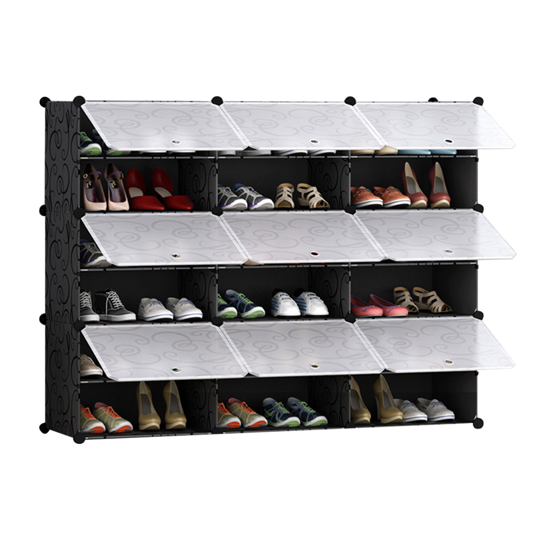 SOGA 6 Tier 3 Column Shoe Rack Organizer Sneaker Footwear Storage Stackable Stand Cabinet Portable Wardrobe with Cover - - ShoeBox306 1 SOGA 6 Tier 3 Column Shoe Rack Organizer Sneaker Footwear Storage Stackable Stand Cabinet Portable Wardrobe with Cover - AU DEPOT Buy SOGA 6 Tier 3 Column Shoe Rack Organizer Sneaker Footwear Storage Stackable Stand Cabinet Portable Wardrobe with Cover Online - Furniture - 1 - AU Depot Free Shipping