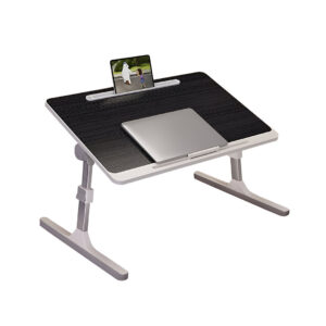 Buy SOGA 60X40cm Black Small Laptop Bed Portable Foldable Study Table Adjustable Online - Desks & Computer Tables - 1 - AU Depot Free Shipping