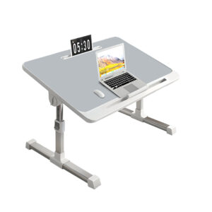 Buy SOGA 60X40cm Grey Small Laptop Bed Portable Foldable Study Table Adjustable Online - Desks & Computer Tables - 1 - AU Depot Free Shipping