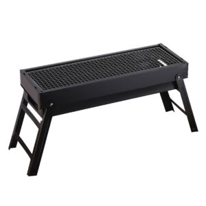 Buy SOGA 60cm Portable Folding Thick Box-type Charcoal Grill for Outdoor BBQ Camping Online - Sports & Outdoors - 1 - AU Depot Free Shipping