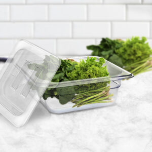 Buy SOGA 65mm Clear Gastronorm GN Pan 1/6 Food Tray Storage Bundle of 6 with Lid Online - Home & Living - 2 - AU Depot Free Shipping