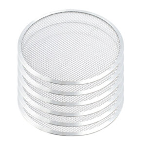 Buy SOGA 6X 9-inch Round Seamless Aluminium Nonstick Commercial Grade Pizza Screen Baking Pan Online - Home & Living - 1 - AU Depot Free Shipping