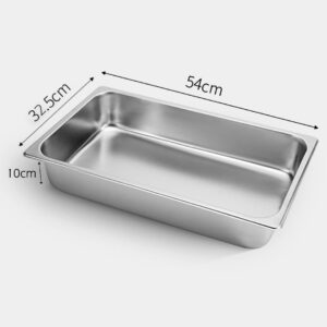 Buy SOGA 6X Gastronorm GN Pan Full Size 1/1 GN Pan 10cm Deep Stainless Steel Tray Online - Home & Living - 2 - AU Depot Free Shipping