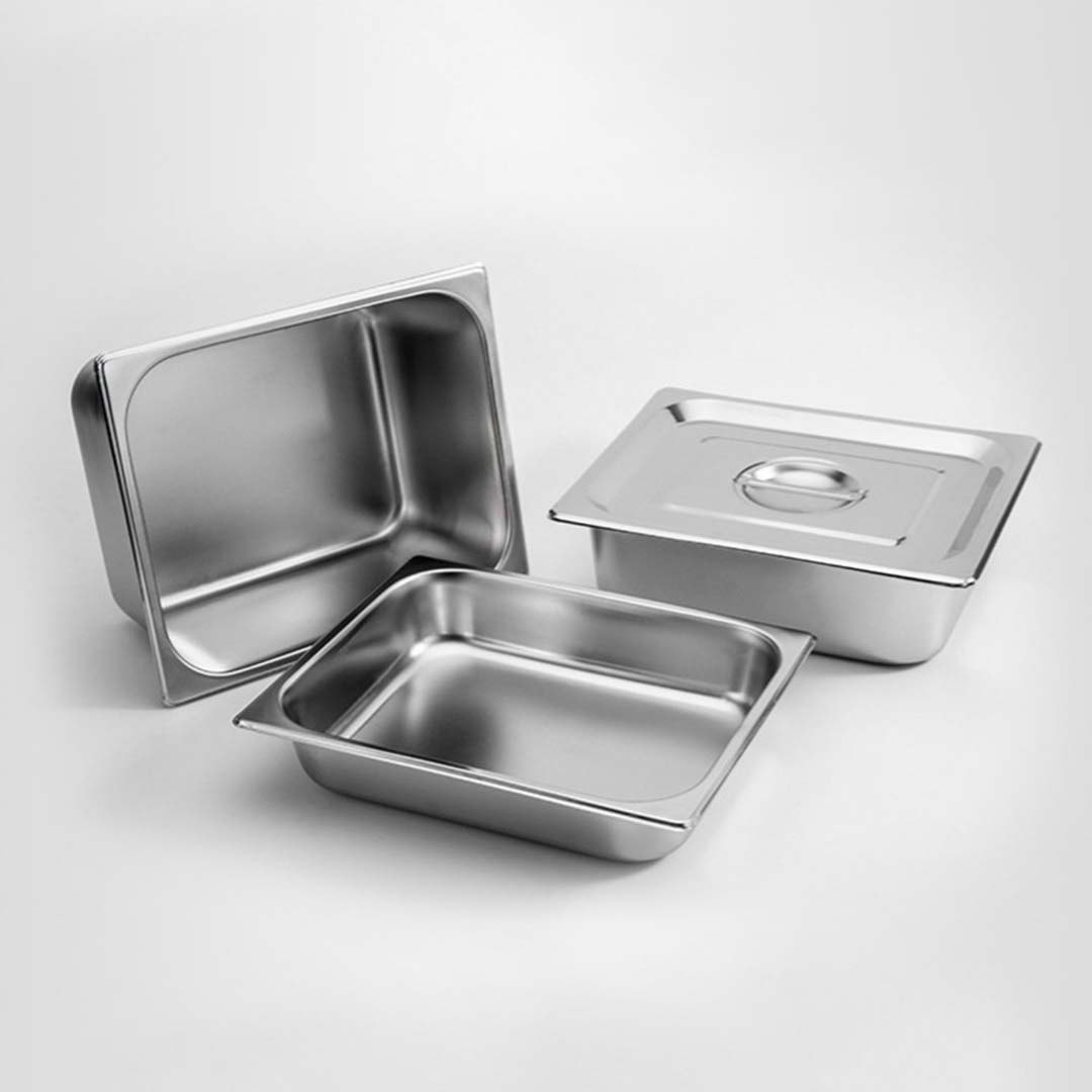 SOGA 6X Gastronorm GN Pan Full Size 1/2 GN Pan 6.5cm Deep Stainless Steel Tray With Lid - GP5409wLidX6 - Home & Living - 7 - AU DEPOT SOGA Buy SOGA 6X Gastronorm GN Pan Full Size 1/2 GN Pan 6.5cm Deep Stainless Steel Tray With Lid Online - Home & Living - 7 - AU Depot Free Shipping