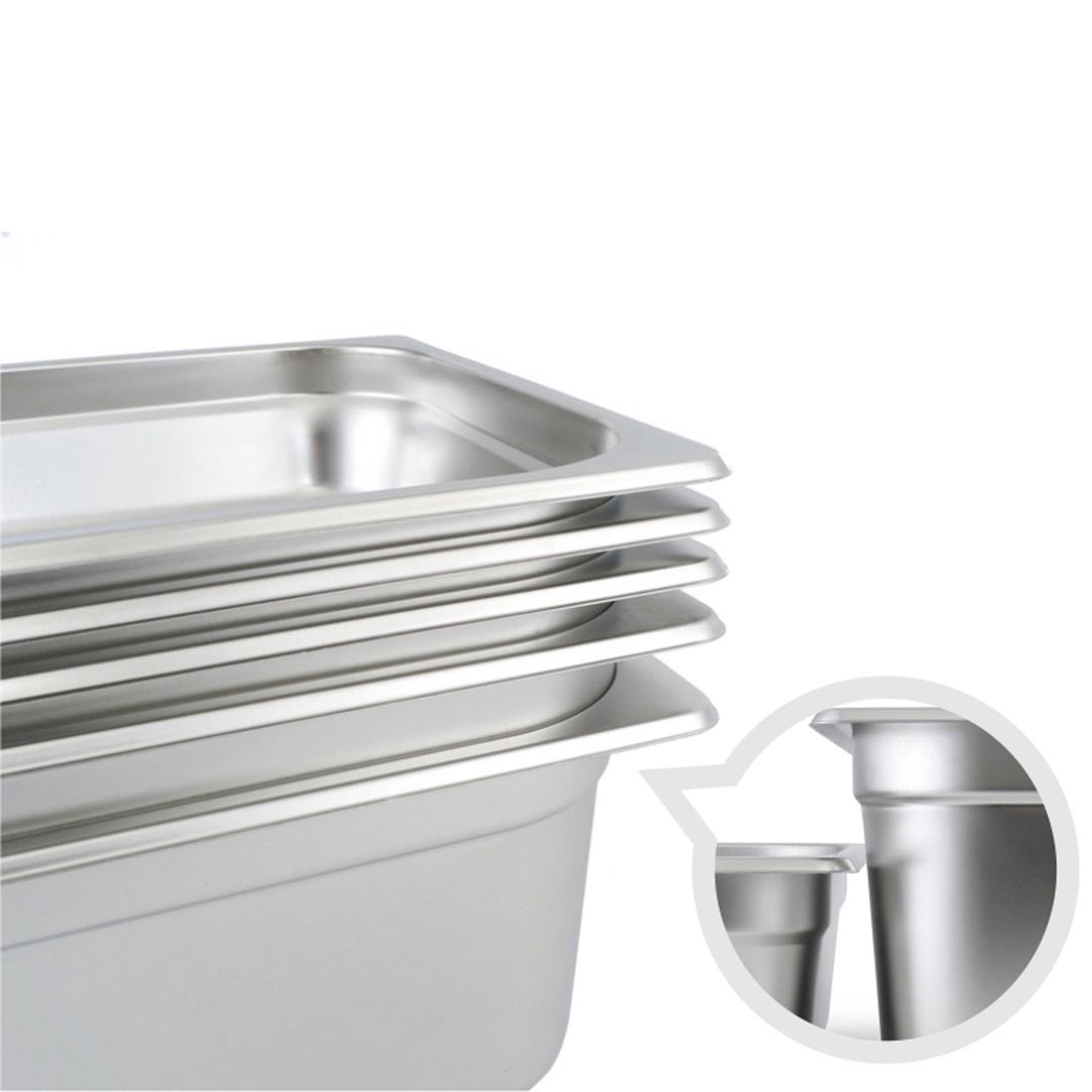 SOGA 6X Gastronorm GN Pan Full Size 1/3 GN Pan 15cm Deep Stainless Steel Tray - GastronormPans5417X6 - garden, tools & hardware > other - 4 - AU DEPOT SOGA Buy SOGA 6X Gastronorm GN Pan Full Size 1/3 GN Pan 15cm Deep Stainless Steel Tray Online - garden, tools & hardware > other - 4 - AU Depot Free Shipping