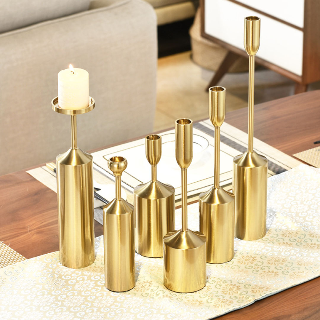 SOGA 6pcs Gold Iron Taper Luxury Candlestick Candle Holder Stand Pillar - CandleStick1150 - Home & Living - 6 - AU DEPOT SOGA Buy SOGA 6pcs Gold Iron Taper Luxury Candlestick Candle Holder Stand Pillar Online - Home & Living - 6 - AU Depot Free Shipping