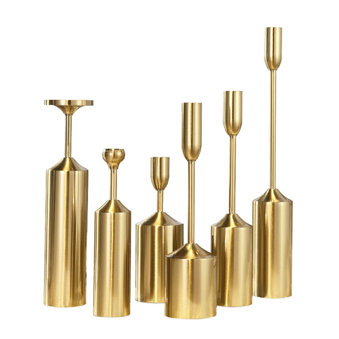 SOGA 6pcs Gold Iron Taper Luxury Candlestick Candle Holder Stand Pillar - Candle Accessories - CandleStick1150 1 SOGA 6pcs Gold Iron Taper Luxury Candlestick Candle Holder Stand Pillar - AU DEPOT Buy SOGA 6pcs Gold Iron Taper Luxury Candlestick Candle Holder Stand Pillar Online - Home & Living - 1 - AU Depot Free Shipping