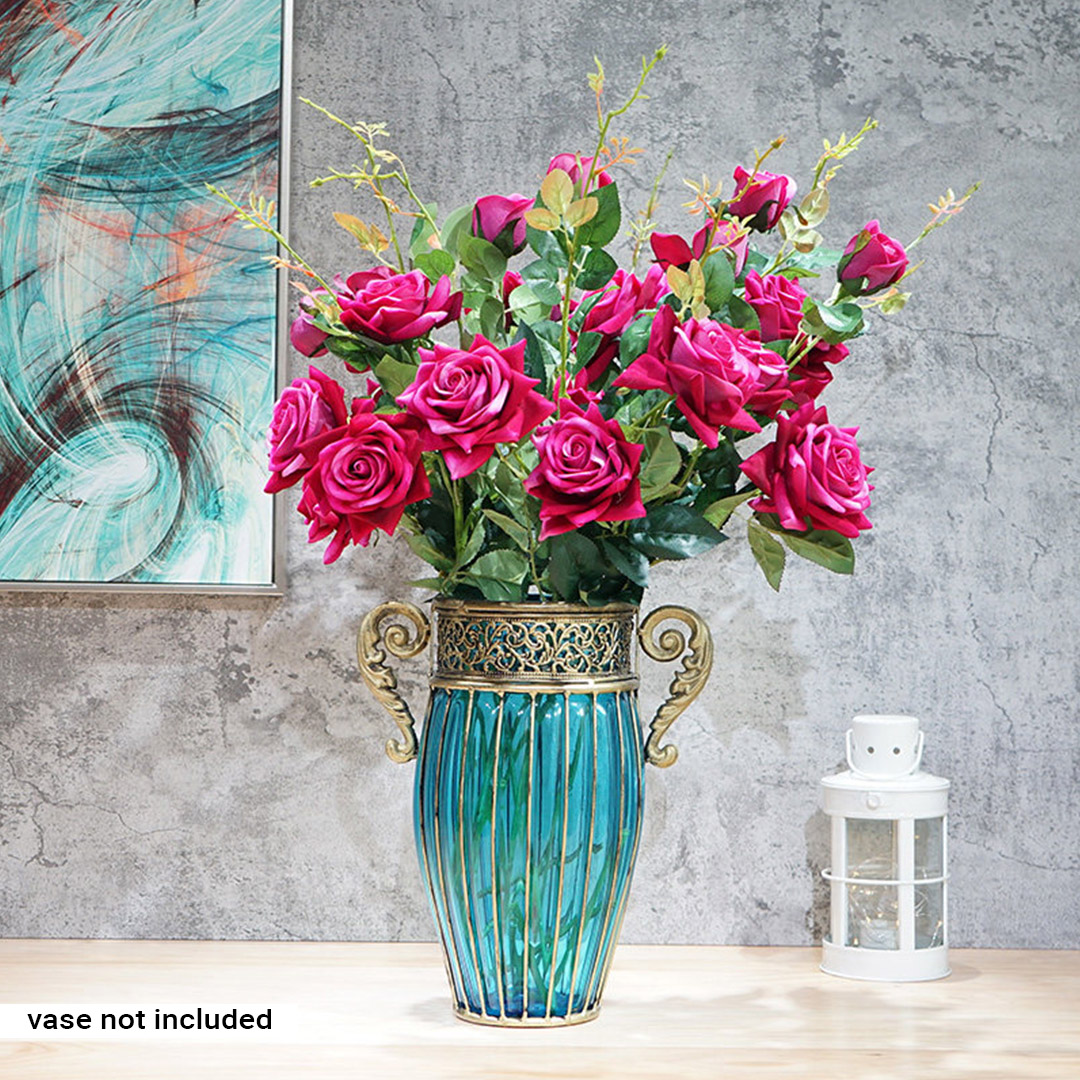 SOGA 8 Bunch Artificial Silk Rose 5 Heads Flower Fake Bridal Bouquet Table Decor Pink - HO-F008 - Home & Living - 4 - AU DEPOT SOGA Buy SOGA 8 Bunch Artificial Silk Rose 5 Heads Flower Fake Bridal Bouquet Table Decor Pink Online - Home & Living - 4 - AU Depot Free Shipping