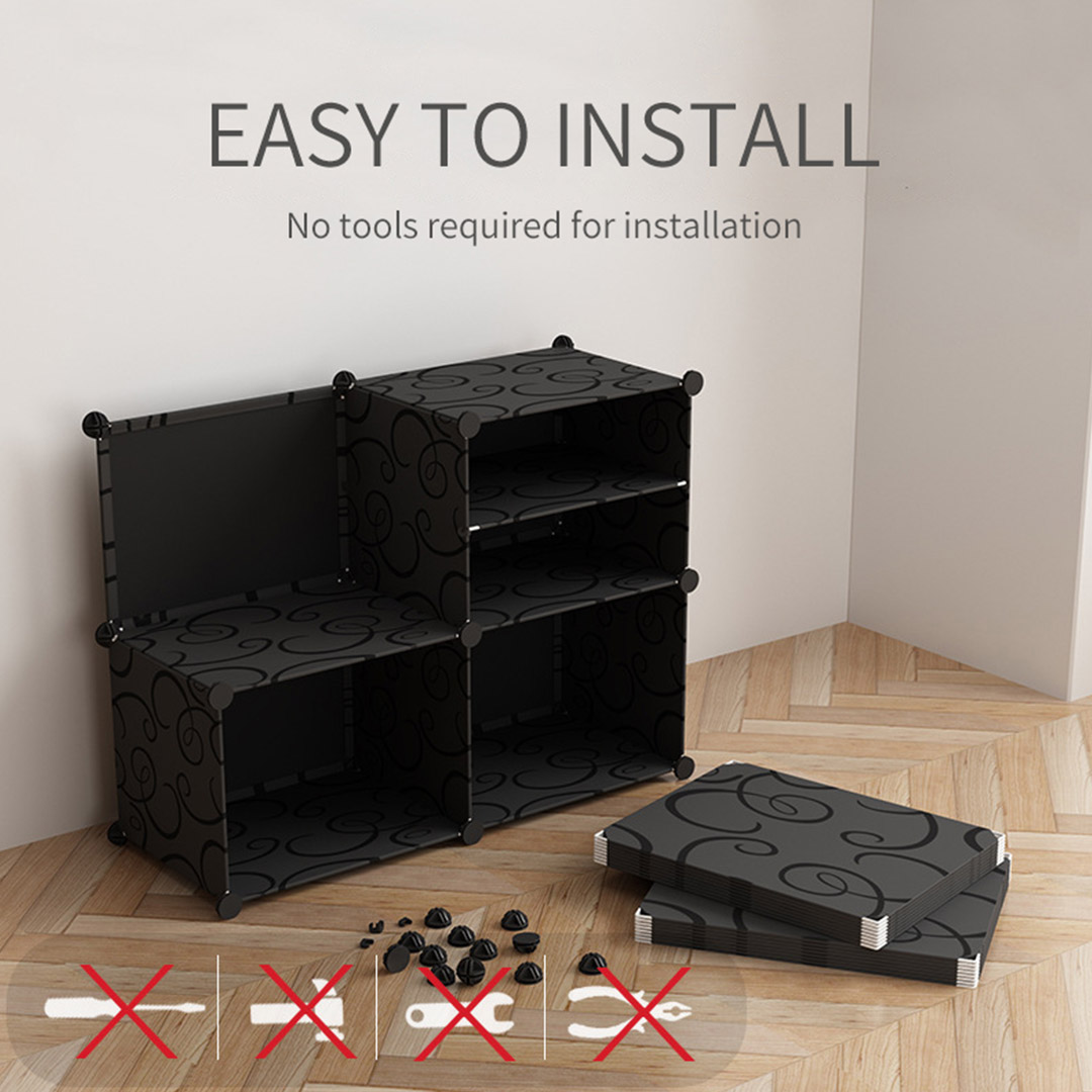 SOGA 8 Tier 3 Column Shoe Rack Organizer Sneaker Footwear Storage Stackable Stand Cabinet Portable Wardrobe with Cover - ShoeBox308 - Furniture - 4 - AU DEPOT SOGA Buy SOGA 8 Tier 3 Column Shoe Rack Organizer Sneaker Footwear Storage Stackable Stand Cabinet Portable Wardrobe with Cover Online - Furniture - 4 - AU Depot Free Shipping