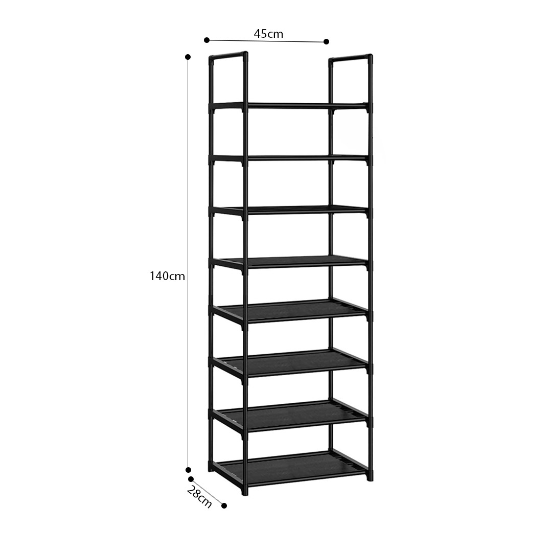 SOGA 8 Tier Shoe Storage Shelf Space-Saving Caddy Rack Organiser with Handle - Rack0007 - Furniture - 6 - AU DEPOT SOGA Buy SOGA 8 Tier Shoe Storage Shelf Space-Saving Caddy Rack Organiser with Handle Online - Furniture - 6 - AU Depot Free Shipping
