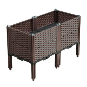 Buy SOGA 80cm Raised Planter Box Vegetable Herb Flower Outdoor Plastic Plants Garden Bed with Legs Deepen Online - Garden, Tools & Hardware - 1 - AU Depot Free Shipping