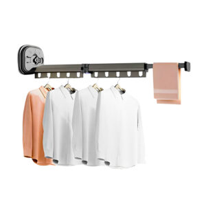 SOGA 93.2cm Wall Mounted Clothing Dry Rack Retractable Space Saving Foldable Hanger BSXPGKQ04 AU Depot Free Shipping SOGA 93.2cm Wall-Mounted Clothing Dry Rack Retractable Space-Saving Foldable Hanger - AU DEPOT