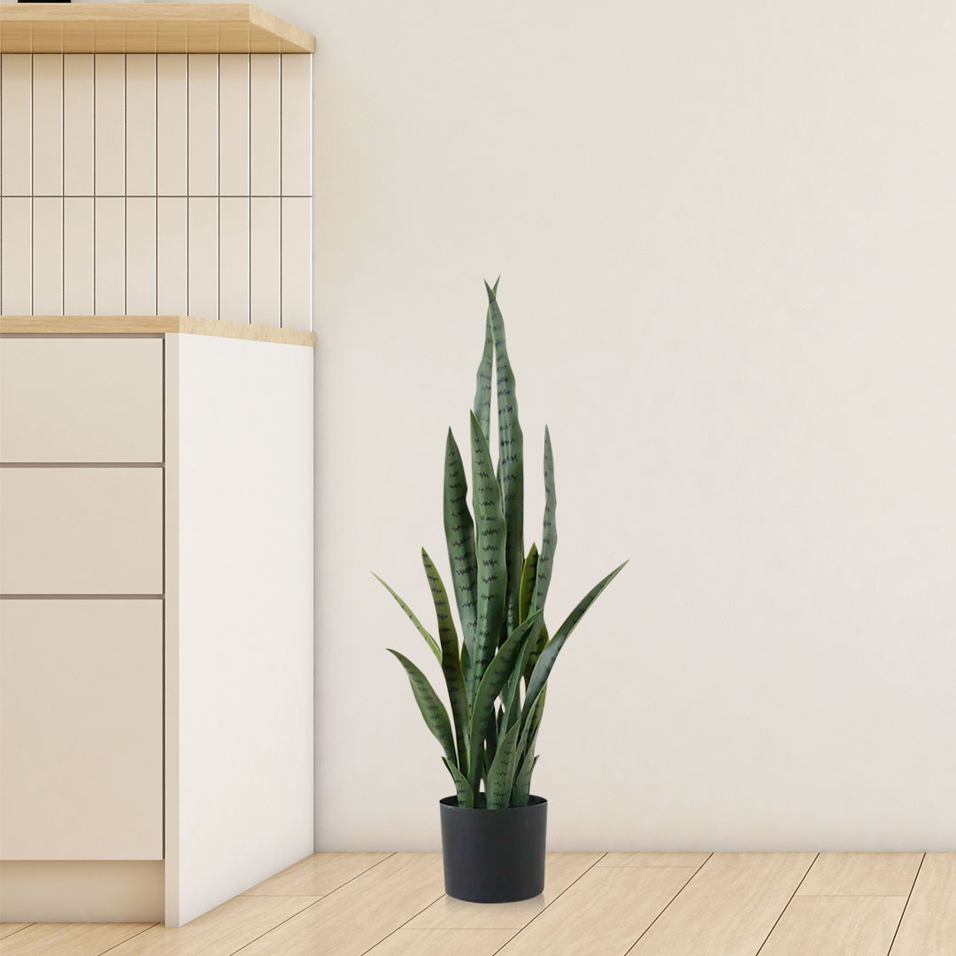 SOGA 95cm Sansevieria Snake Artificial Plants with Black Plastic Planter Greenery, Home Office Decor - APlantFH9510 - Home & Living - 4 - AU DEPOT SOGA Buy SOGA 95cm Sansevieria Snake Artificial Plants with Black Plastic Planter Greenery, Home Office Decor Online - Home & Living - 4 - AU Depot Free Shipping