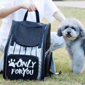 Buy SOGA Black Pet Carrier Backpack Breathable Mesh Portable Safety Travel Essentials Outdoor Bag Online - Pet Supplies - 2 - AU Depot Free Shipping