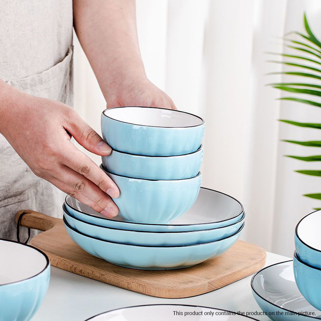 SOGA Blue Japanese Style Ceramic Dinnerware Crockery Soup Bowl Plate Server Kitchen Home Decor Set of 10 - BowlG307 - Kitchenware - 5 - AU DEPOT SOGA Buy SOGA Blue Japanese Style Ceramic Dinnerware Crockery Soup Bowl Plate Server Kitchen Home Decor Set of 10 Online - Kitchenware - 5 - AU Depot Free Shipping