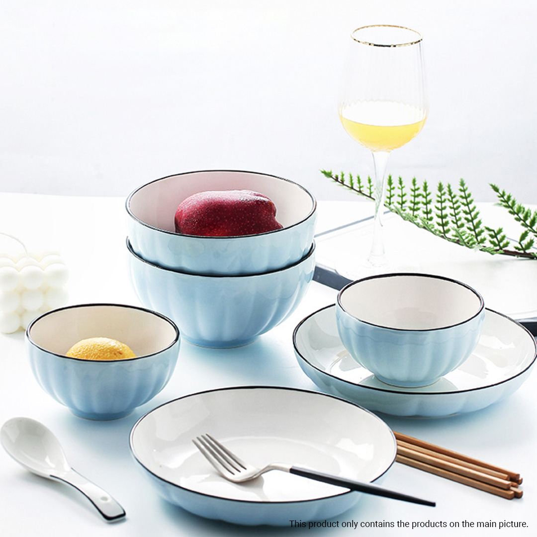 SOGA Blue Japanese Style Ceramic Dinnerware Crockery Soup Bowl Plate Server Kitchen Home Decor Set of 10 - BowlG307 - Kitchenware - 7 - AU DEPOT SOGA Buy SOGA Blue Japanese Style Ceramic Dinnerware Crockery Soup Bowl Plate Server Kitchen Home Decor Set of 10 Online - Kitchenware - 7 - AU Depot Free Shipping
