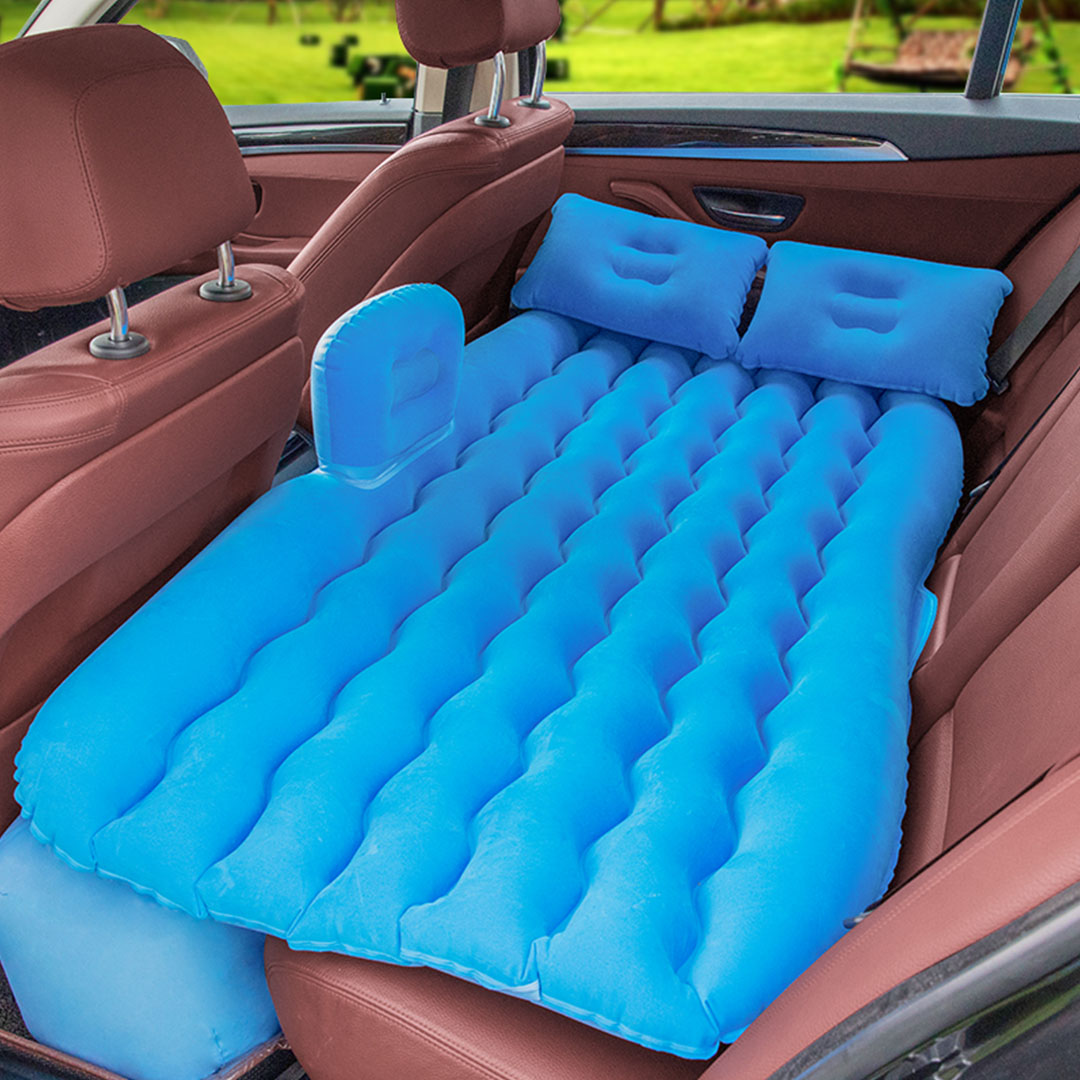 SOGA Blue Ripple Inflatable Car Mattress Portable Camping Air Bed Travel Sleeping Kit Essentials - CarMat008 - Garden, Tools & Hardware - 3 - AU DEPOT SOGA Buy SOGA Blue Ripple Inflatable Car Mattress Portable Camping Air Bed Travel Sleeping Kit Essentials Online - Garden, Tools & Hardware - 3 - AU Depot Free Shipping