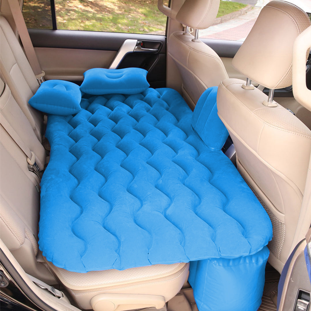 SOGA Blue Ripple Inflatable Car Mattress Portable Camping Air Bed Travel Sleeping Kit Essentials - CarMat008 - Garden, Tools & Hardware - 4 - AU DEPOT SOGA Buy SOGA Blue Ripple Inflatable Car Mattress Portable Camping Air Bed Travel Sleeping Kit Essentials Online - Garden, Tools & Hardware - 4 - AU Depot Free Shipping