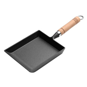 Buy SOGA Cast Iron Tamagoyaki Japanese Omelette Egg Frying Skillet Fry Pan Wooden Handle Online - Home & Living - 1 - AU Depot Free Shipping