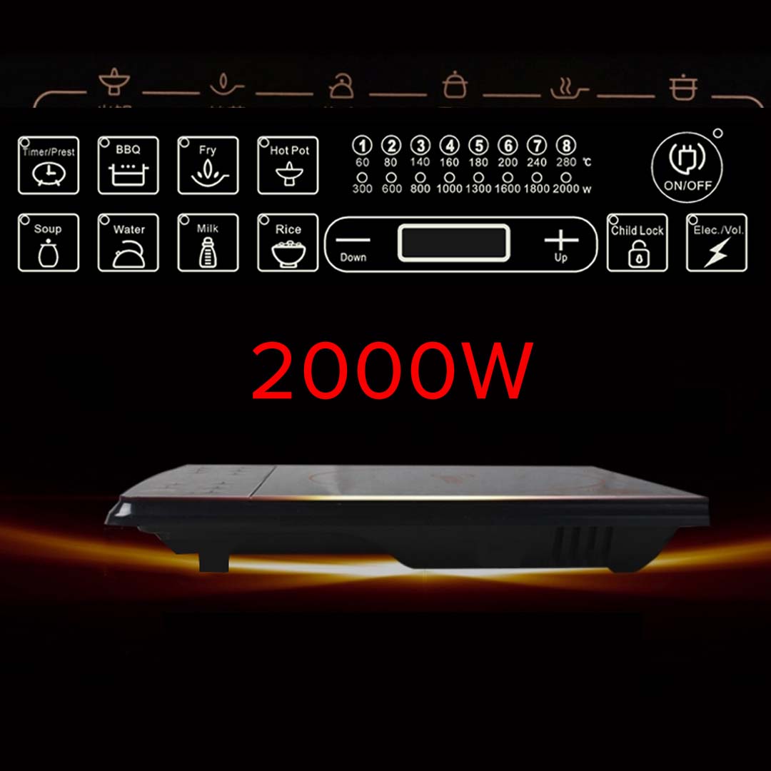 SOGA Cooktop Electric Smart Induction Cook Top Portable Kitchen Cooker Cookware - ElectricCooktop - electronics & appliances > appliances > large appliances > cooktops > induction cooktops - 3 - AU DEPOT SOGA Buy SOGA Cooktop Electric Smart Induction Cook Top Portable Kitchen Cooker Cookware Online - electronics & appliances > appliances > large appliances > cooktops > induction cooktops - 3 - AU Depot Free Shipping