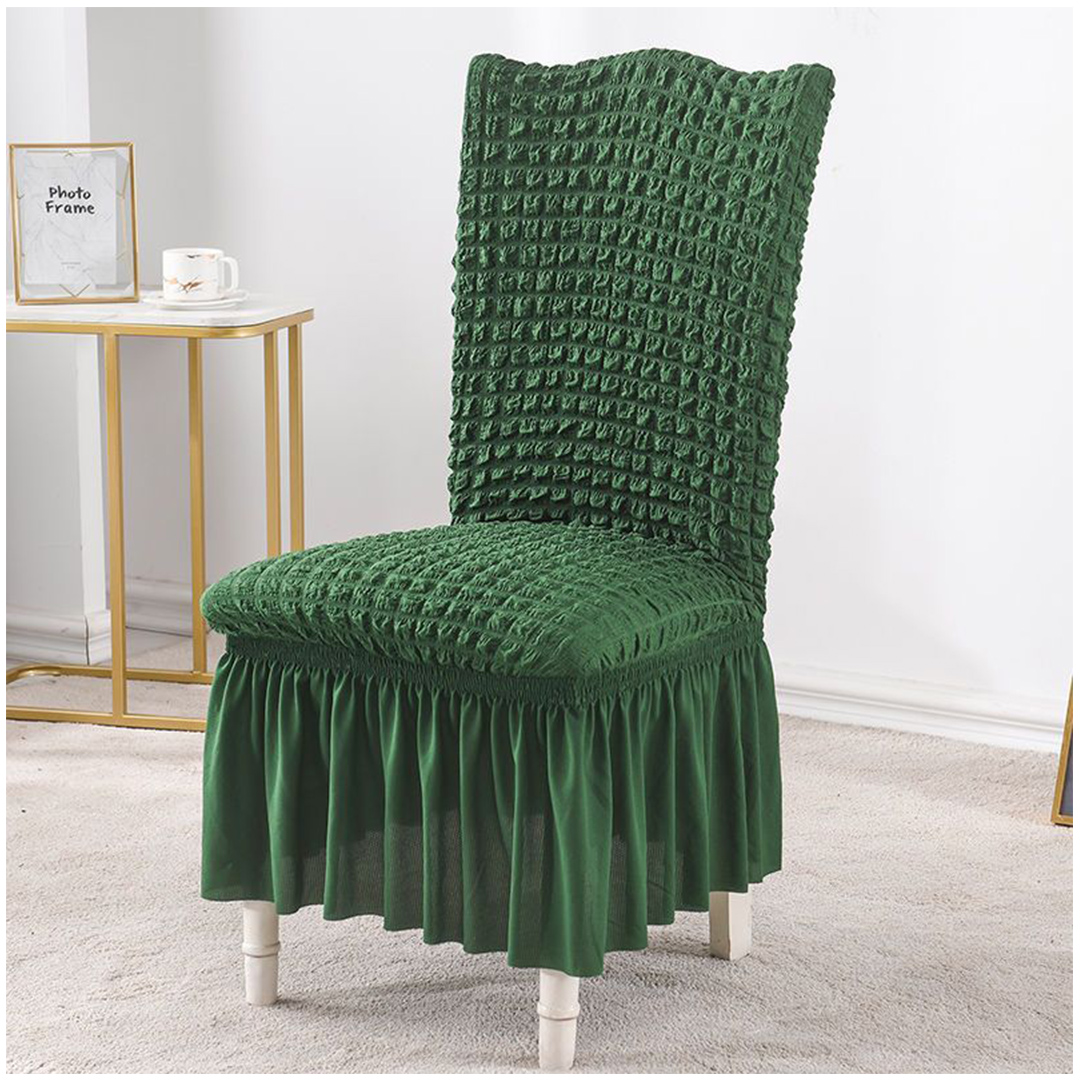 SOGA Dark Green Chair Cover Seat Protector with Ruffle Skirt Stretch Slipcover Wedding Party Home Decor - Chaircov23C - Home - 3 - AU DEPOT SOGA Buy SOGA Dark Green Chair Cover Seat Protector with Ruffle Skirt Stretch Slipcover Wedding Party Home Decor Online - Home - 3 - AU Depot Free Shipping