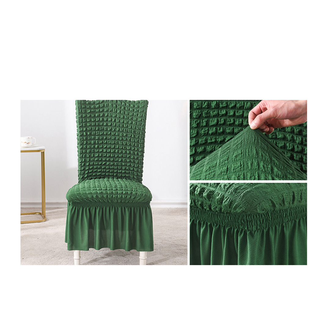 SOGA Dark Green Chair Cover Seat Protector with Ruffle Skirt Stretch Slipcover Wedding Party Home Decor - Chaircov23C - Home - 4 - AU DEPOT SOGA Buy SOGA Dark Green Chair Cover Seat Protector with Ruffle Skirt Stretch Slipcover Wedding Party Home Decor Online - Home - 4 - AU Depot Free Shipping