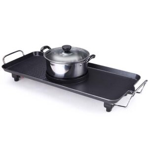 Buy SOGA Electric Steamboat Asian Hot Pot Soup Maker Fondue Teppanyaki Hotpot Grill Online - electronics & appliances > appliances > small kitchen appliances > benchtop cooking > sandwich presses & grills - 2 - AU Depot Free Shipping