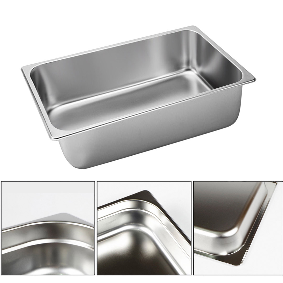 SOGA Gastronorm GN Pan Full Size 1/1 GN Pan 20cm Deep Stainless Steel Tray - GastronormPans5406X1 - Home & Living - 3 - AU DEPOT SOGA Buy SOGA Gastronorm GN Pan Full Size 1/1 GN Pan 20cm Deep Stainless Steel Tray Online - Home & Living - 3 - AU Depot Free Shipping